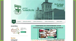 Desktop Screenshot of colegiosoledade.com.br